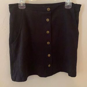 Von Maur black button up skirt